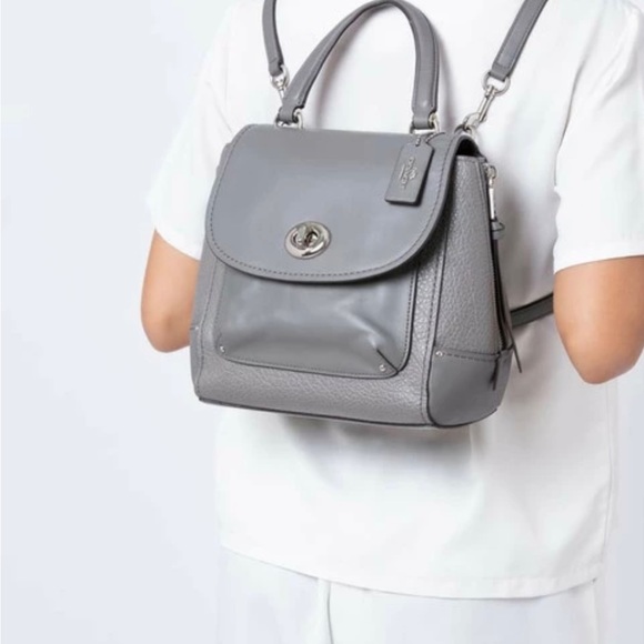Coach Bags Coach Faye Backpack Heather Greybackpackcrossbody Poshmark